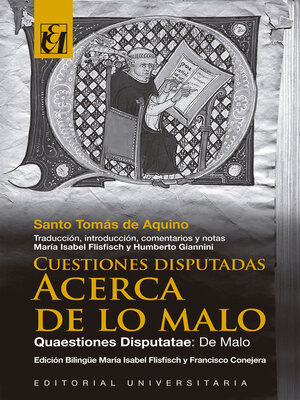 cover image of Cuestiones Disputadas. Acerca de lo Malo